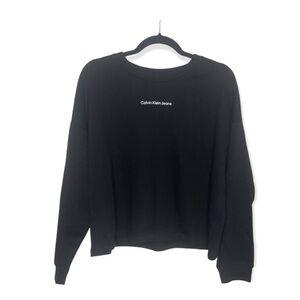 CALVIN KLEIN JEANS Black Sweatshirt L NWT